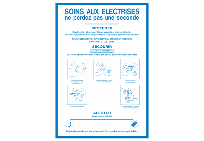 Sticker Avertissement Risque Électrique - Norme ISO 7010