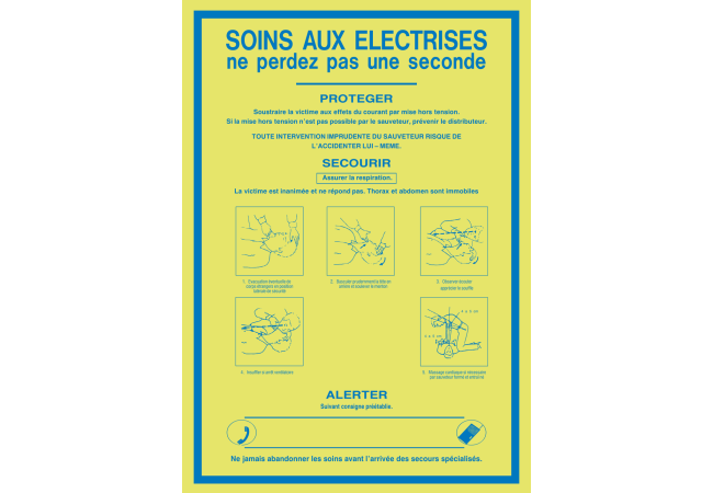 Sticker Avertissement Risque Électrique – Norme ISO