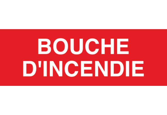 Sticker Bouche d'Incendie - Signalétique Sécurité