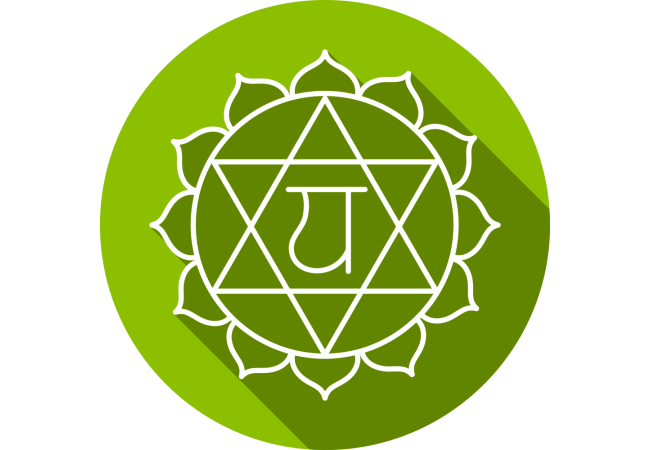 Sticker Chakra Anahata - Symbole Zen & Bien-être
