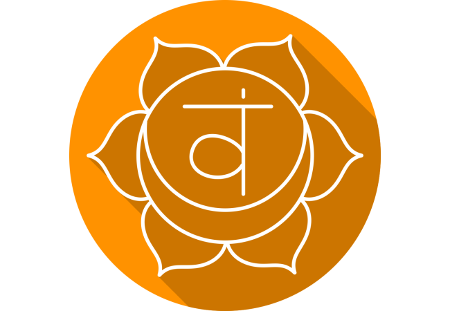 Sticker Chakra Svadhishthana - Design Zen Sacré