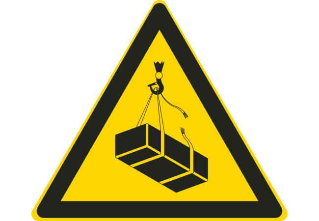 Sticker Charge Suspendue – Signalétique de Sécurité