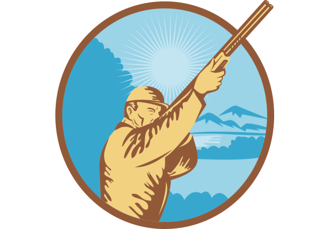 Sticker Chasseur – Autocollant de Tir