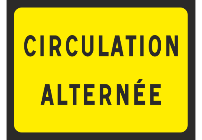 Sticker Circulation Alternée - Signalétique Routière