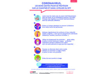 Sticker Consignes Sanitaires BTP – COVID-19
