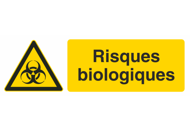 Sticker Danger Biologique – Risques Infectieux