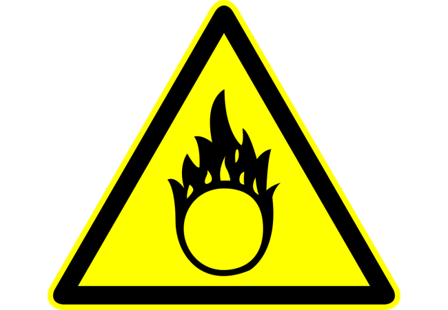 Sticker Danger Chimique – Signalétique de Sécurité