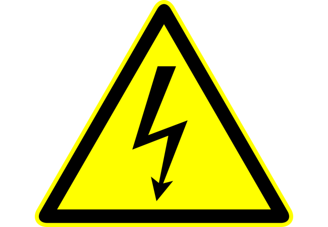 Sticker Danger Électrocution - Signalétique de Sécurité