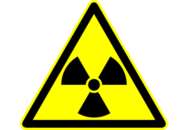 Sticker Danger Radiation - Norme ISO 7010