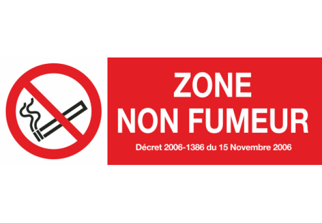 Sticker Défense de Fumer - Signalétique Réglementaire