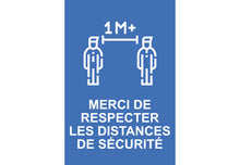 Sticker Distance Sécurité Sanitaire - Signalétique COVID