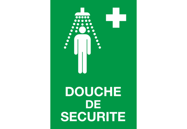Sticker Douche de sécurité ISO 7010