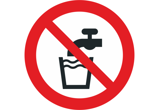 Sticker Eau Non Potable – Signalétique de Sécurité