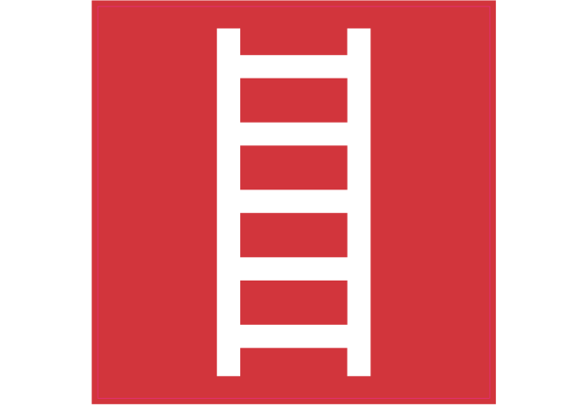 Sticker Échelle Incendie - Signalétique Sécurité