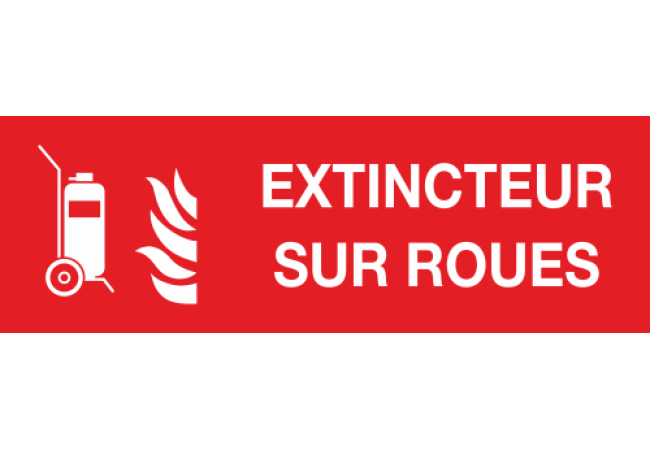 Sticker Extincteur Mobile - Signalétique Incendie