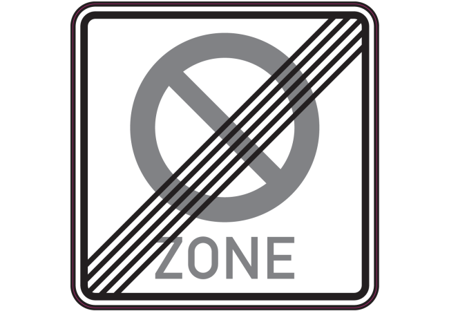 Sticker Fin de Zone – Signalisation de Délimitation