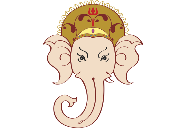 Sticker Ganesh Zen - Décoration Spirituelle