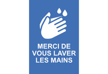 Sticker Hygiène Lavage des Mains - Signalétique COVID
