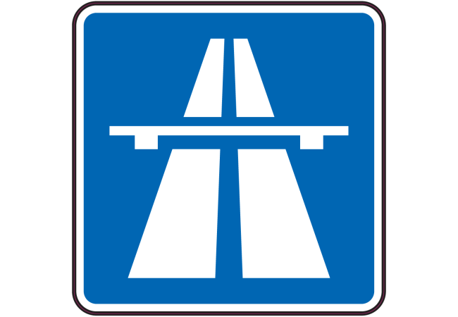 Sticker Indication Autoroute – Signalétique Routière
