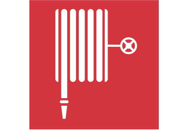 Sticker Indication Lance d'Incendie - Signalétique de Sécurité