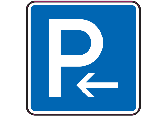 Sticker Indication Parking à Gauche