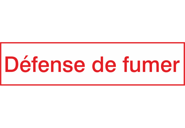 Sticker Interdiction Fumer - Signalisation Professionnelle
