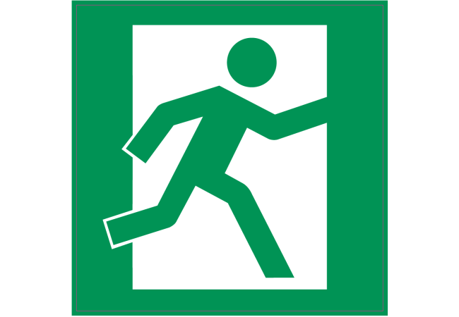 Sticker Issue de Secours – Norme ISO 7010