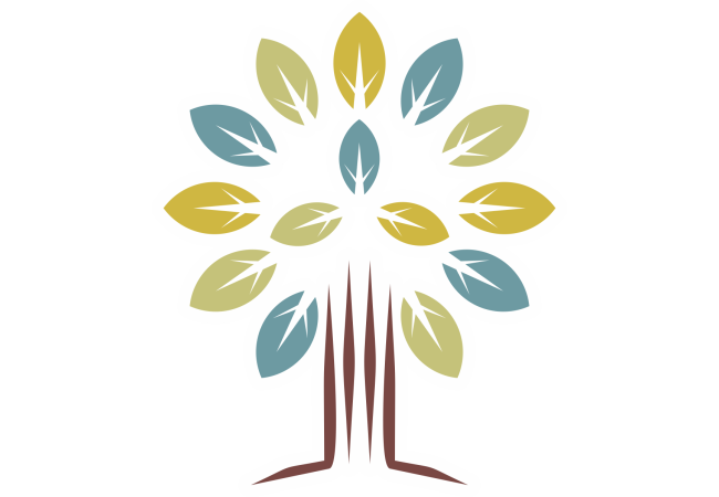 Sticker Logo Arbre Nature Écologique