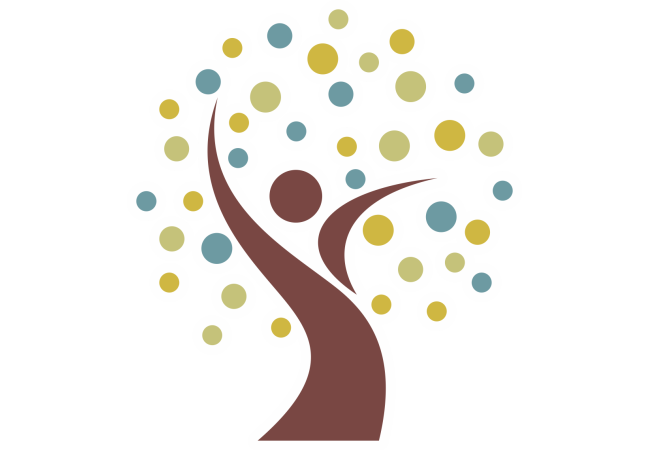 Sticker Logo Écologie Arbre et Silhouette Homme