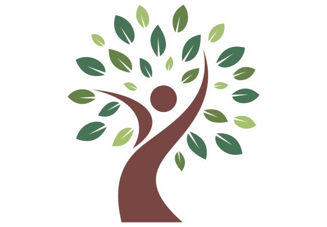 Sticker Logo Écologie Arbre & Silhouette Homme
