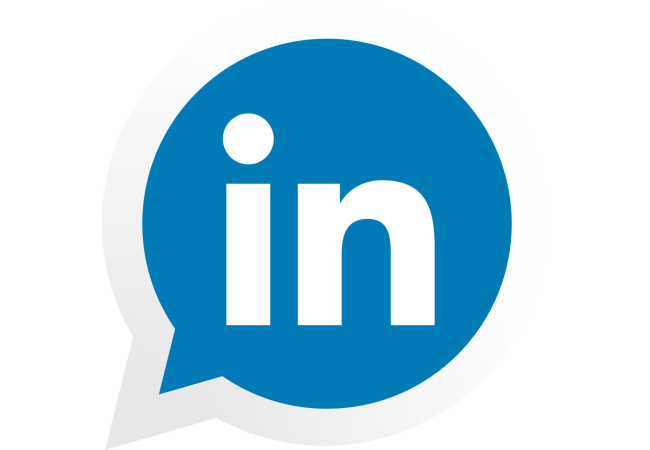 Sticker Logo LinkedIn - Signalétique Professionnelle