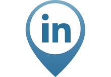 Sticker Logo LinkedIn – Signalétique Réseau Professionnel