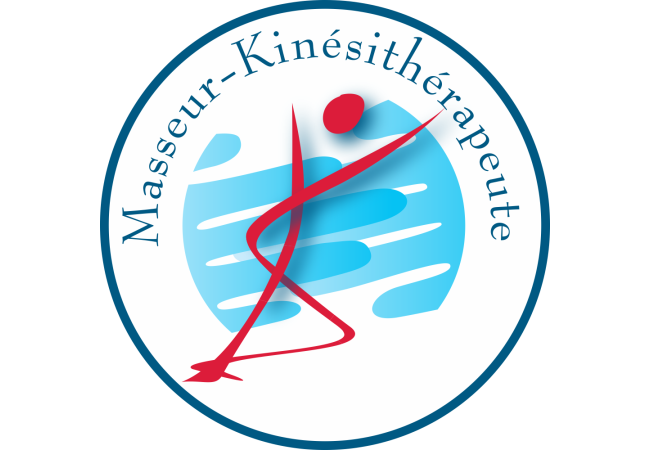 Sticker Logo Masseur-Kinésithérapeute
