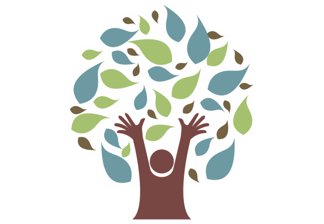 Sticker Logo Nature Arbre et Silhouette Homme