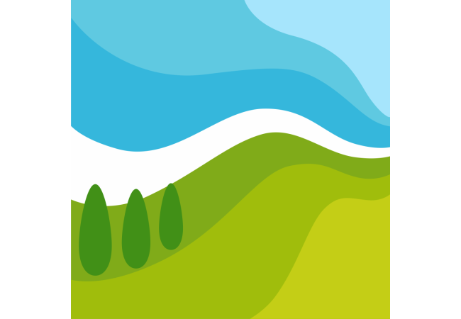 Sticker Logo Paysage Nature - Décoration Intérieure et Extérieure