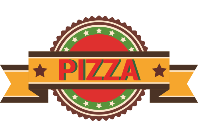 Sticker Logo Pizzeria - Adhésif de Signalétique