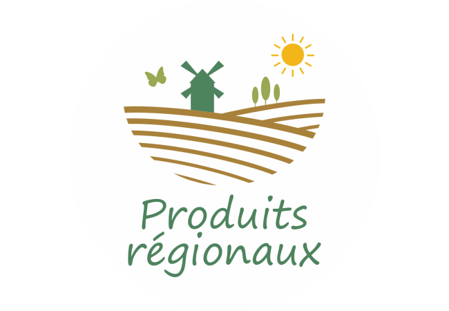 Sticker Logo Produits Régionaux - Signalétique Commerciale