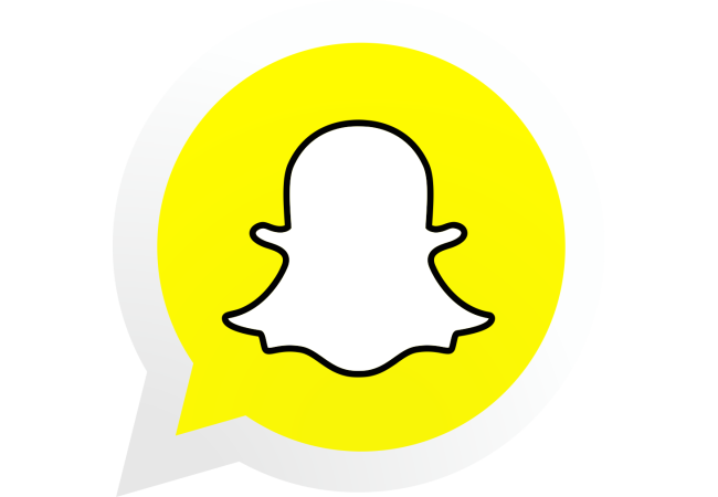 Sticker Logo Snapchat pour vitrine et signalétique