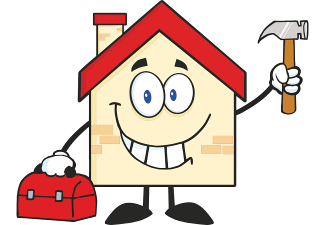 Sticker Mascotte Maison – Logo Personnalisable