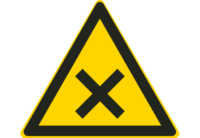 Sticker Matières Nocives ou Irritantes - Signalétique GHS