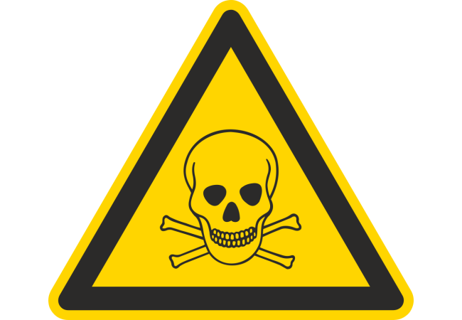 Sticker Matières Toxiques – Signalétique Danger
