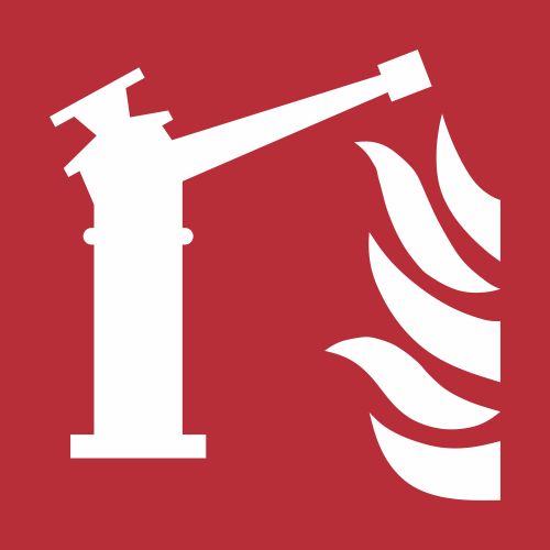 Sticker Moniteur d'Incendie ISO 7010 F015