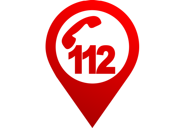 Sticker Numéro d'Urgence 112 - Signalétique de Secours