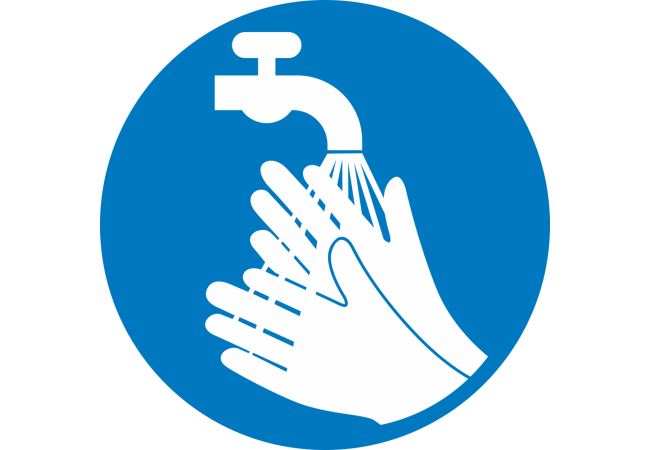 Sticker Obligation Lavage des Mains - Signalétique Professionnelle