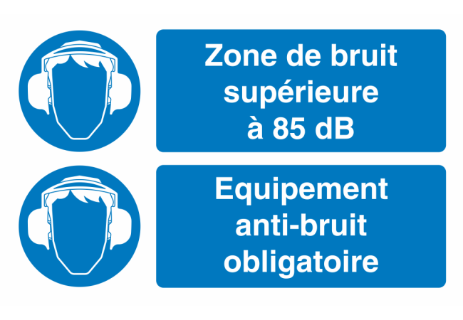Sticker Obligation Port Casque Anti-Bruit ISO 7010