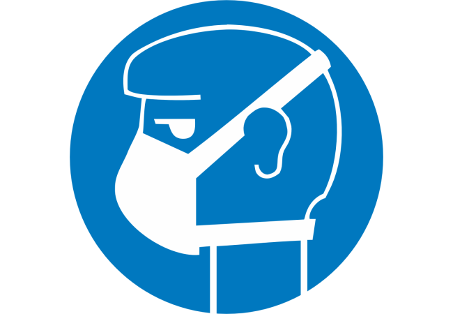 Sticker Obligation Protéger les Voies Respiratoires