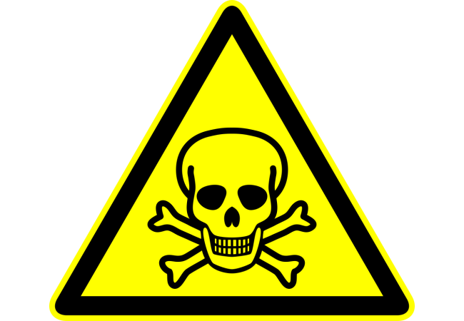 Sticker Panneau Danger Mort – Signalétique de Sécurité