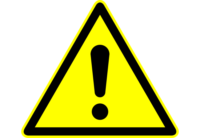 Sticker Panneau Danger - Signalétique Avertissement