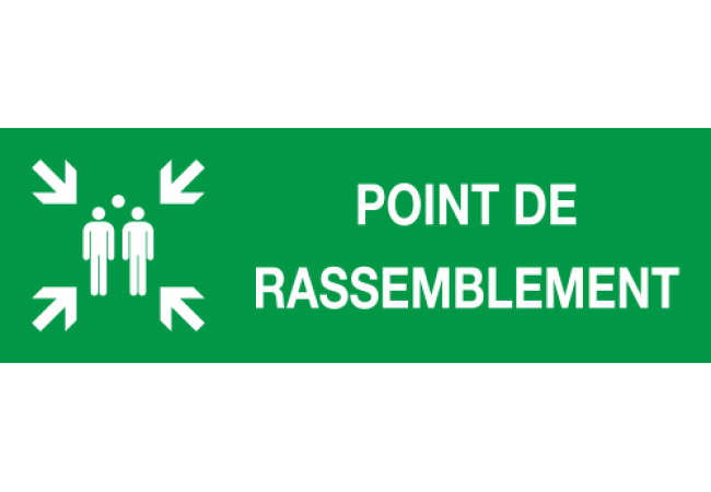Sticker Point de Rassemblement ISO 7010