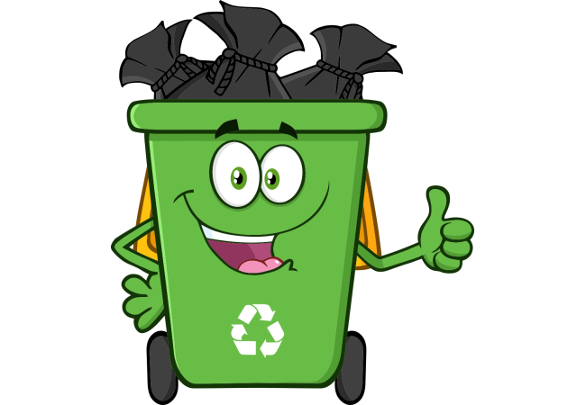 Sticker Poubelle Pleine - Gestion des Déchets